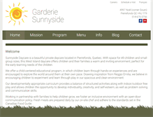 Tablet Screenshot of garderiesunnyside.com